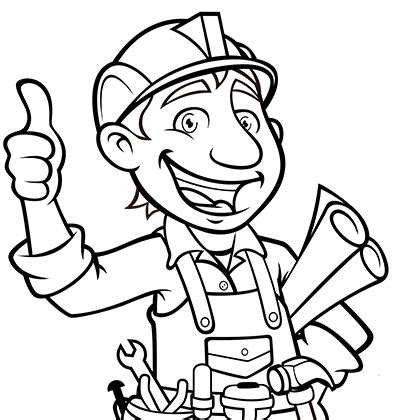 Handyman Coloring Pages at GetColorings.com | Free printable colorings pages to print and color