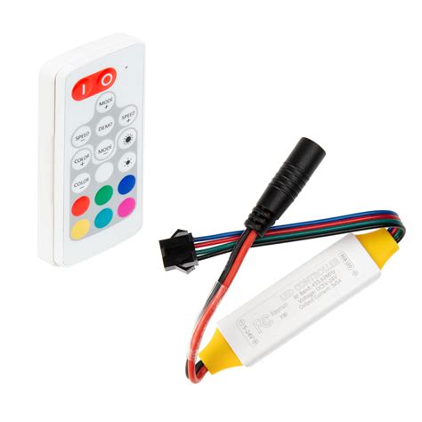 RGB LED Controller With LC4 Connector Wireless RF Remote With Dynamic