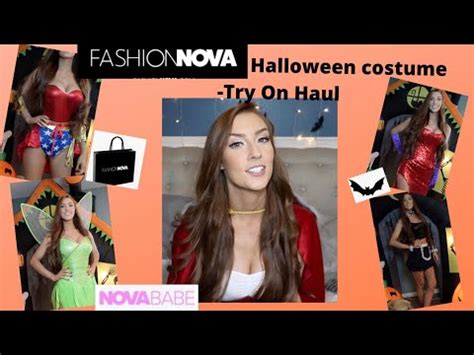 Fashion Nova Halloween Costume Try On Haul Youtube