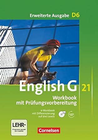 English G Erweiterte Ausgabe D Band Schuljahr Workbook