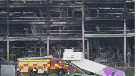 Luton Airport Fire Cars Unlikely To Be Salvageable Bbc News