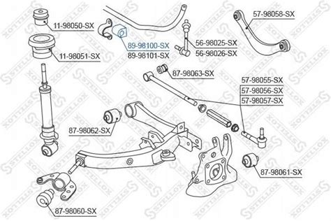 Stellox Tuleja Stabilizatora Toyota Avensis At Wagon Opinie I