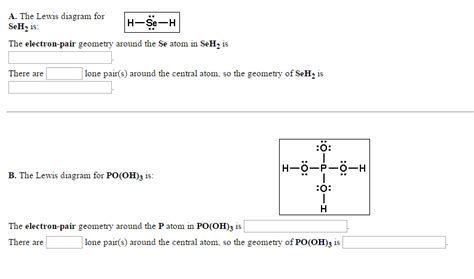 Draw The Lewis Structure For The Seh2 Molecule