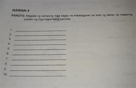 Paki Sagot Po Ng Module Ko Po Thanks Brainly Ph