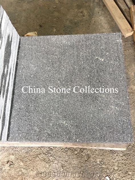 Green Porphyry Granite Landscaping Natural Stone Flamed Paving Tiles