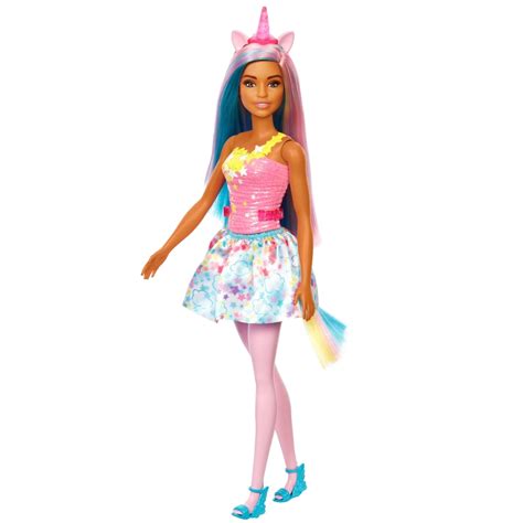 Barbie Dreamtopia Unicorn Doll Blue And Pink Hair Smyths Toys Ireland