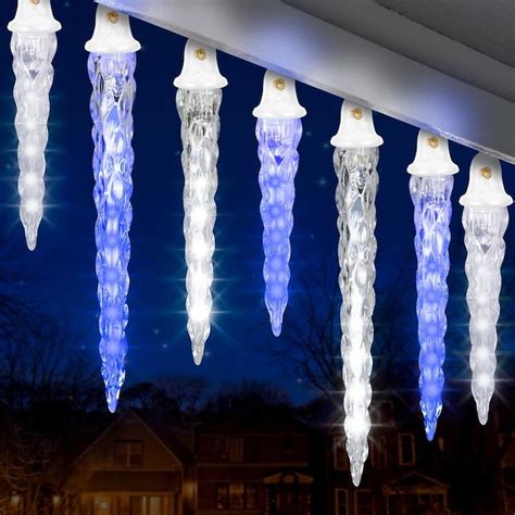 LightShow 61-Count Shooting Star Multicolor Icicle LED Plug-In ...