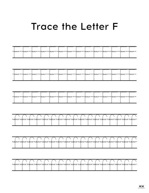 Letter F Worksheets - 50 FREE Printables | Printabulls