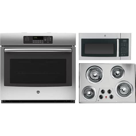 GE JT3000SF-SS Stainless Steel Kitchen Appliance Package | BrandsMart USA