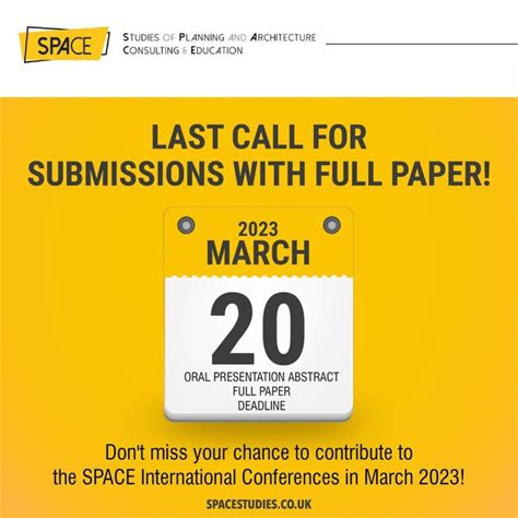 Only Days Left For Submissions With Full Paper And Abstract