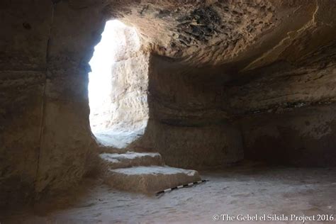 18th Dynasty tombs have been found at Gebel el-Silsila, Egypt