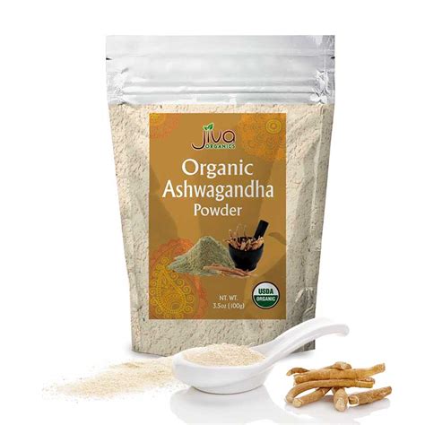 Jiva Organics Ashwagandha Powder Jivaorganicfoods