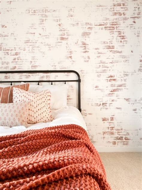 DIY Faux Brick Accent Wall 3 Simple Steps Sprucing Up Mamahood