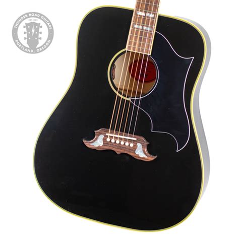 Gibson Elvis Dove Ebony Guitars Flattop Electric Acoustic