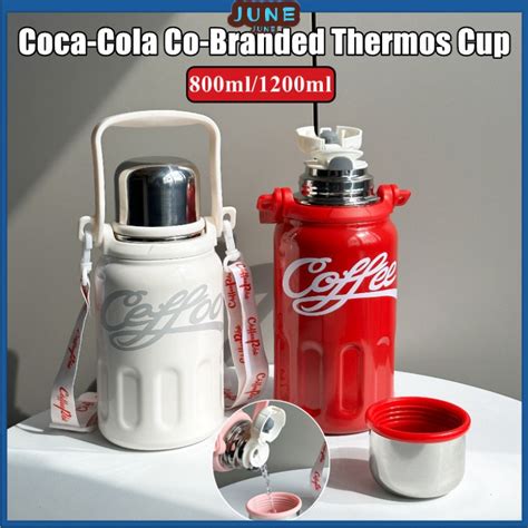 Ml Germ Coca Cola Co Branded Thermos Cup Large Capacity