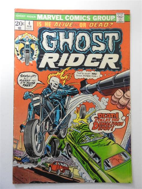 Ghost Rider Vg Condition In Tear Fc Comic Books Bronze