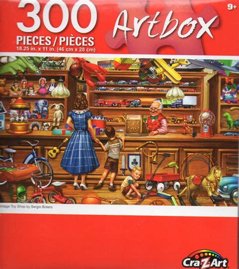 Cra Z Art Artbox Vintage Toy Shop By Sergio Botero 300 Piece Jigsaw