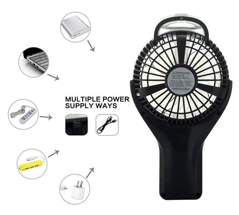 ETONG Portable Handheld USB Misting Fan Personal Cooling Mist