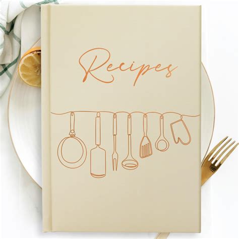 blank book for recipes 11