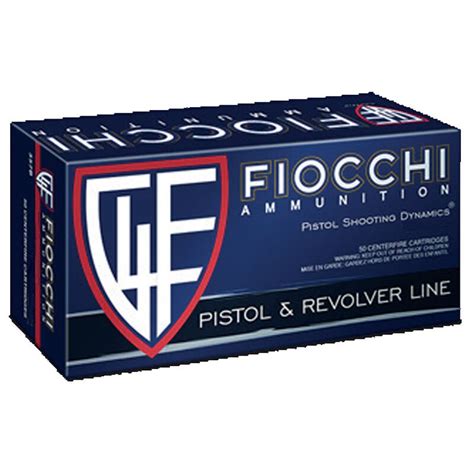 Fiocchi Pistol Shooting Dynamics 357 Magnum Ammunition 50 Rounds 158