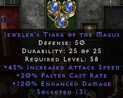 Max Dmg Ar Life Charm Package Magus Tiara Topic D2jsp