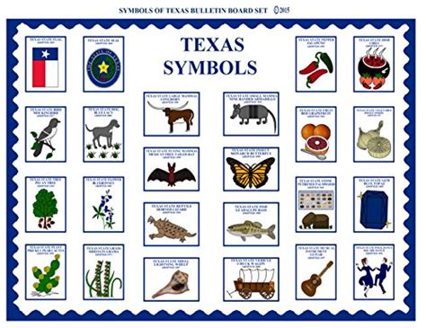 Symbol Of Texas Bulletin Board Set And Symbol Of Texas