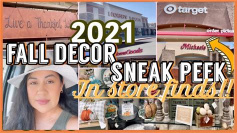 FALL 2021 SHOP WITH ME HOMEGOODS TARGET MICHAELS HOBBY LOBBY