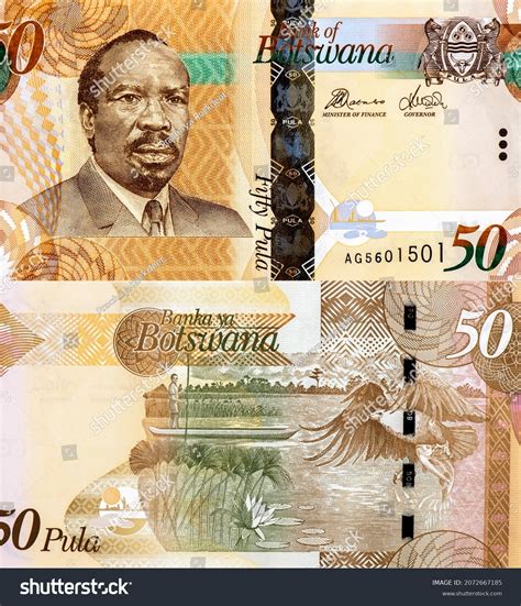 Botswana 50 Pula 2016 Banknotes Stock Photo (Edit Now) 2072667185