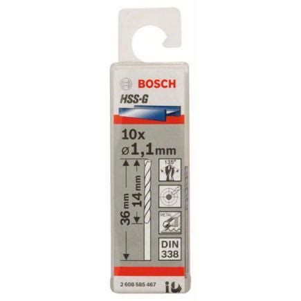 Bosch Metal Drill Bits Hss G Din Mister Worker