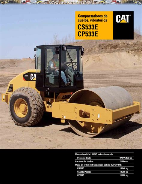 Catalogo Rodillo Compactador Cs E Cp E Caterpillar