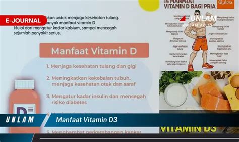 Temukan Manfaat Vitamin D Yang Jarang Diketahui