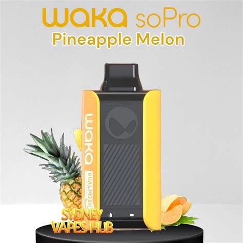 Explore The Versatile WAKA SoPro Pineapple Melon 10000 Vape In Sydney