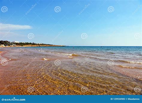 Punta Braccetto Beach Stock Image Image Of Mediterranean 129934985