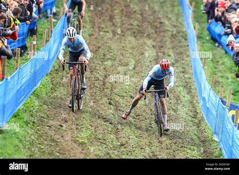 Belgian Thibau Nys And Belgian Emiel Verstrynge Pictured In Action