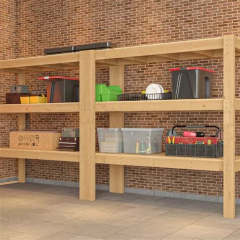 12-Foot Garage Shelving System Plans