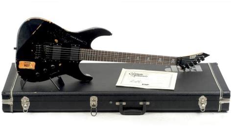 Esp Kirk Hammett KH-2 Vintage (K0542506) - distressed black black Solid ...