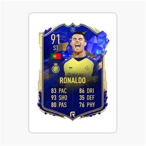 "Ronaldo card EA FC 24" Sticker for Sale by chdoula06 | Redbubble