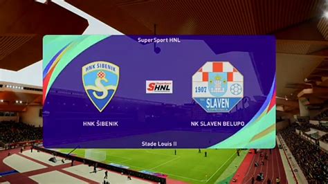 HNK Šibenik vs NK Slavan Belupo PES SHNL 22 23 YouTube