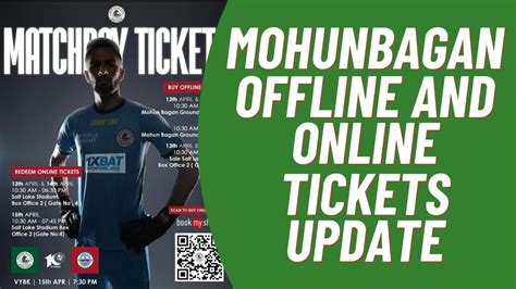 🔴mohunbagan Vs Mumbai City Fc Online And Offline Tickets Updatemohunbagan News Youtube