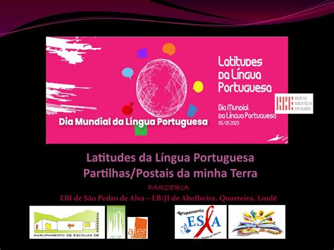 Latitudes Da L Ngua Portuguesa Parcerias Ebi S O Pedro De Alva Eb