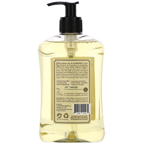 A La Maison De Provence Hand And Body Liquid Soap Sweet Almond 169