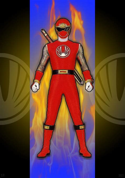 Ninja Storm Red Ranger By Rabbit Ice On Deviantart