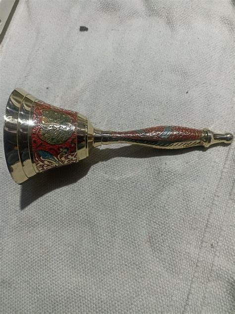 Silver Antique Brass Pooja Bell Gram Size Inch At Rs Piece