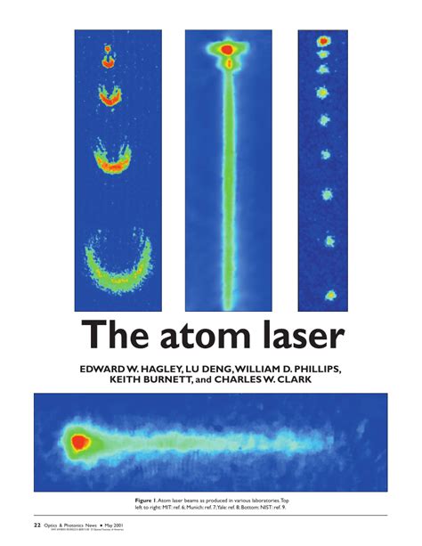 Pdf The Atom Laser