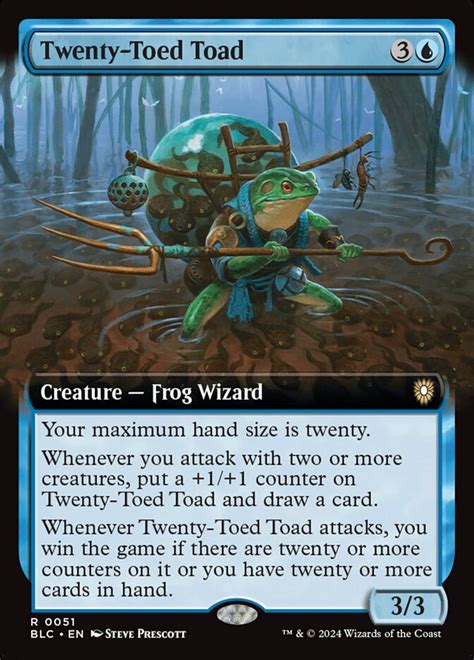 Twenty-Toed Toad · Bloomburrow Commander (BLC) #16 · Scryfall Magic The ...