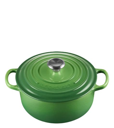 Buy Le Creuset Bamboo Green Cast Iron Evo Round Cass 2400 Ml Online