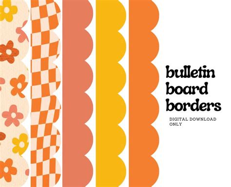 Retro Groovy Bulletin Board Ideas In 2024 Bulletin Board Borders