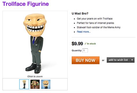 Trollface Figurine Trollface Know Your Meme