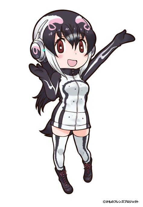 Safebooru 1girl Absurdres African Penguin Kemono Friends Black Hair