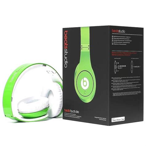 Jual Beats By Dr Dre Studio Green Headphone Oem Quality Clear Bass